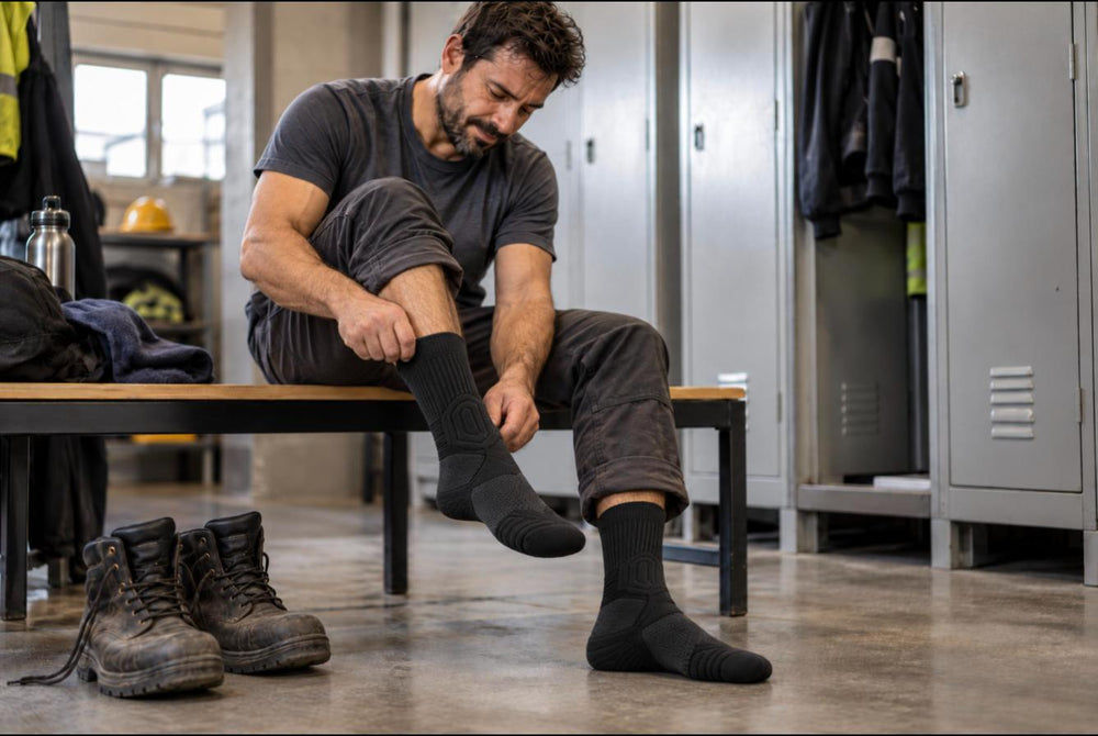 Calcetines de trabajo acolchados Suave